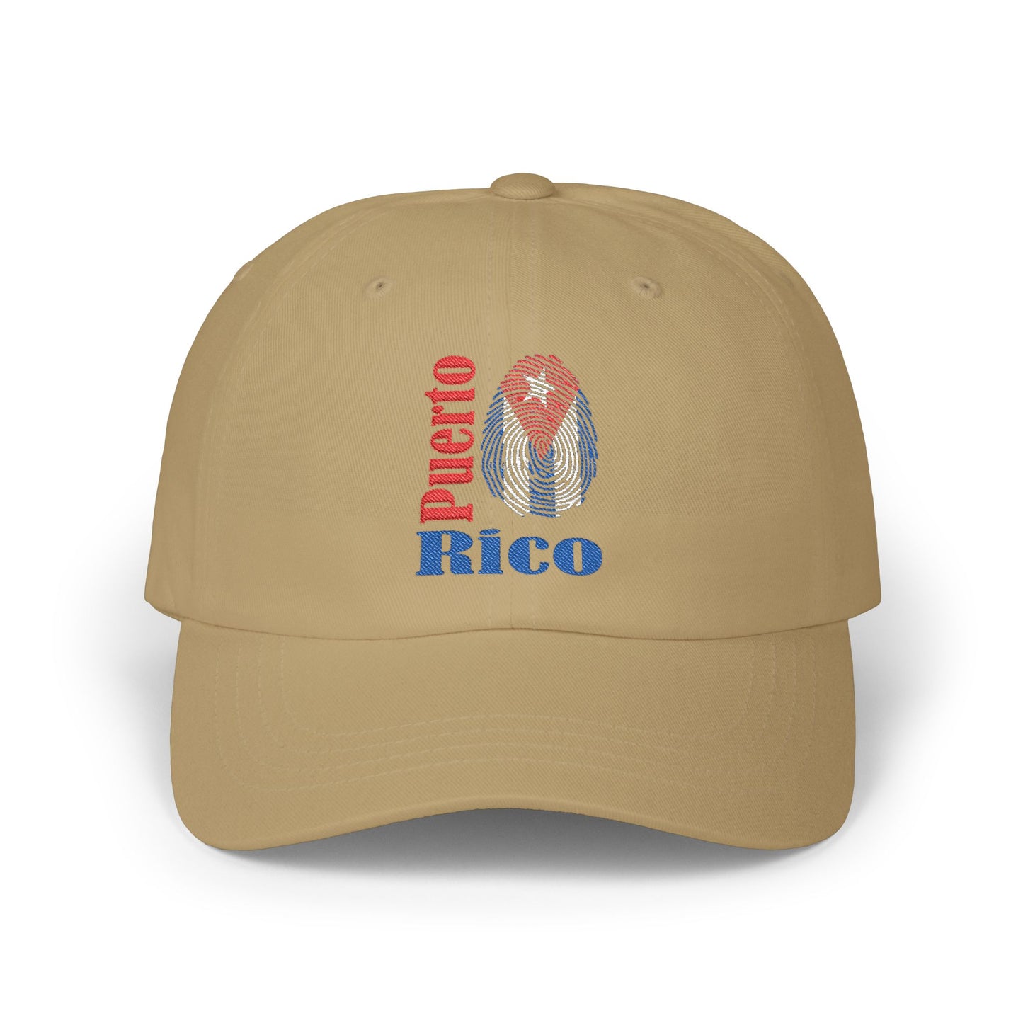 Puerto Rico Distressed Dad Cap — Vintage Flag Embroidered Baseball Hat