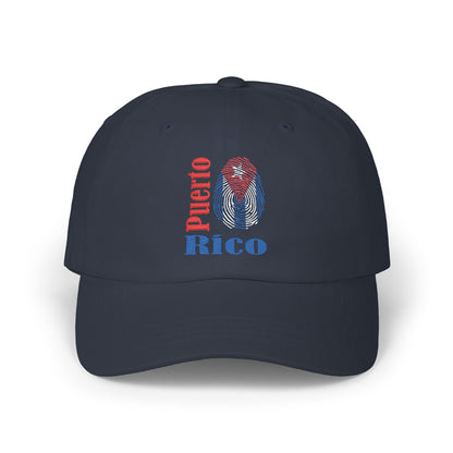 Puerto Rico Distressed Dad Cap — Vintage Flag Embroidered Baseball Hat