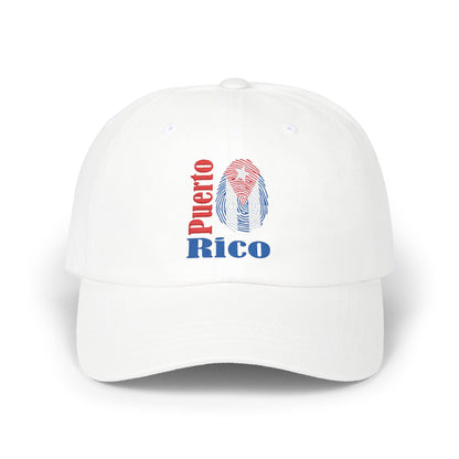 Puerto Rico Distressed Dad Cap — Vintage Flag Embroidered Baseball Hat