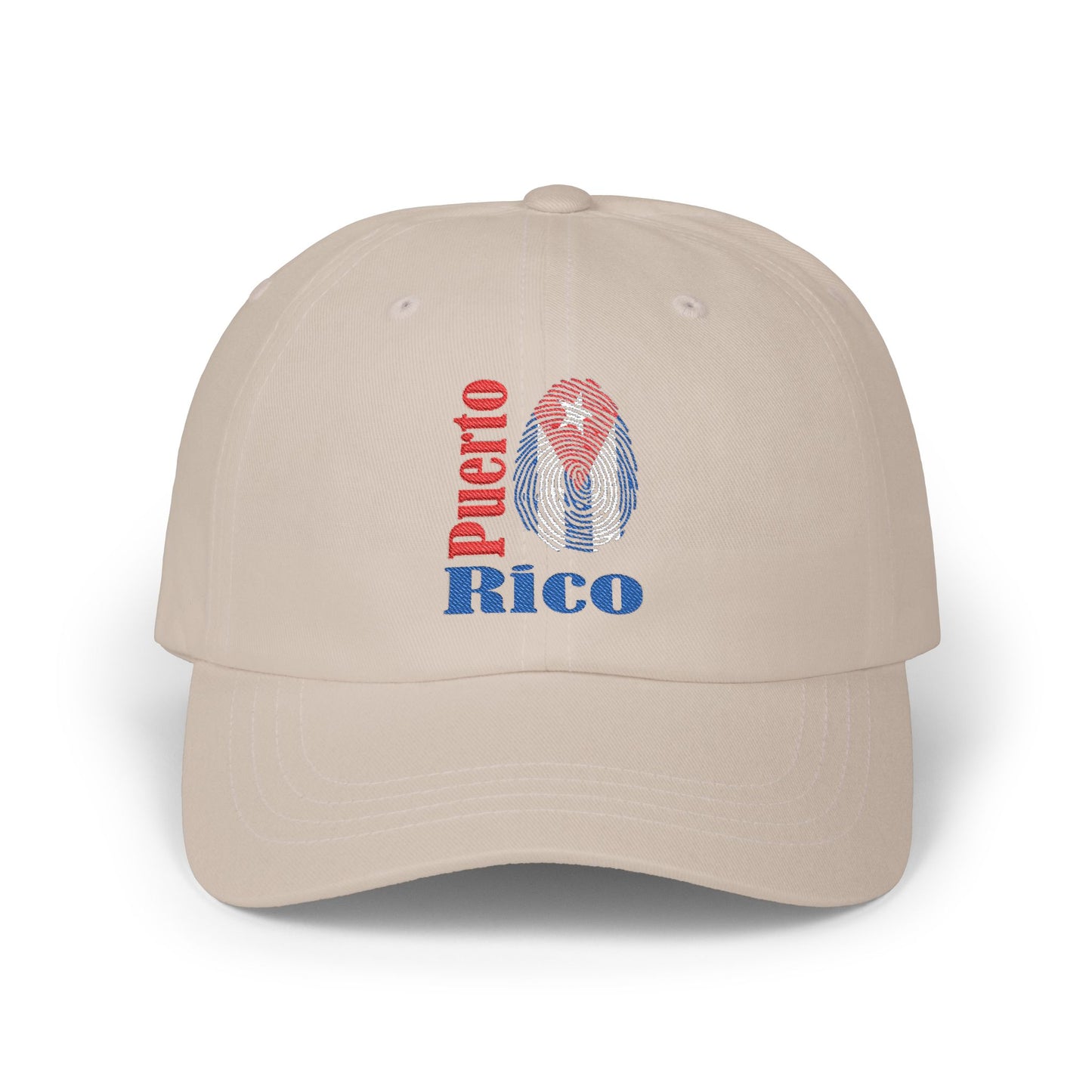 Puerto Rico Distressed Dad Cap — Vintage Flag Embroidered Baseball Hat