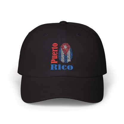 Puerto Rico Distressed Dad Cap — Vintage Flag Embroidered Baseball Hat