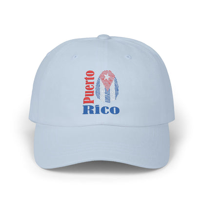 Puerto Rico Distressed Dad Cap — Vintage Flag Embroidered Baseball Hat